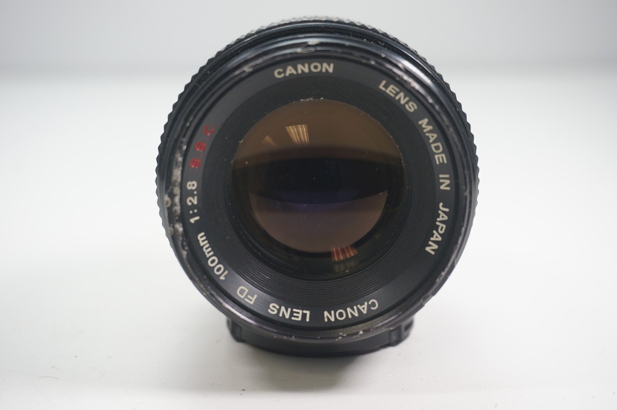 Canon 100mm f/2.8 Canon FD-Mount Manual Focus Lens SSC GREAT!!! | eBay