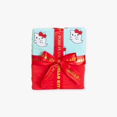 Posh Peanut X Hello Kitty  Ghost Ruffled Luxette Patoo Blanket - Confirmed Order