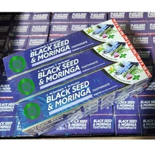 Black Seed & Moringa Toothpaste 6 Pack 10 IN 1 Formula 100% Fluoride Free Lot 6