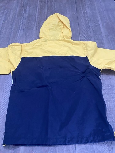 Tommy Hilfiger 1/4 zipped windbreaker water wind resistant size S unisex Yellow - Picture 13 of 13