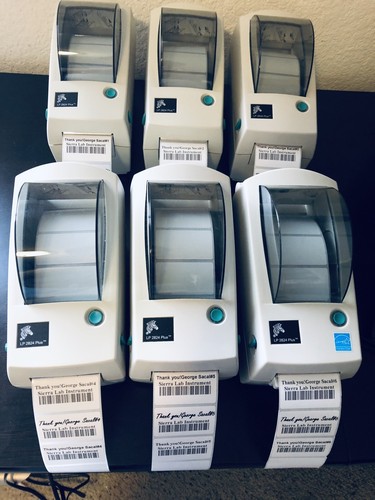 ¡Probado! Impresora de códigos de barras de etiquetas Zebra LP2824 Plus DT. USB RS232 PS Ex Cosmetic - Imagen 7 de 12