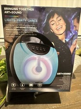 Art Sound Portable LED Speaker NIB Lights Party WirelessBluetooth And FM Radio