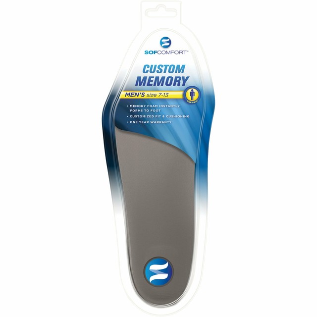 Sof Comfort Custom Memory Insole Men S Size 7 13 Orthotics For