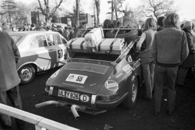 Herrmann Edgar Hans Schuller, Porsche 911 London Sydney Rallye 1968 4x6 Foto  