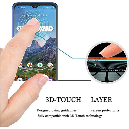 2PCS For AT&T Radiant Max 5G Tempered Glass Film Cover Guard Screen Protector - 第 4/7 張圖片