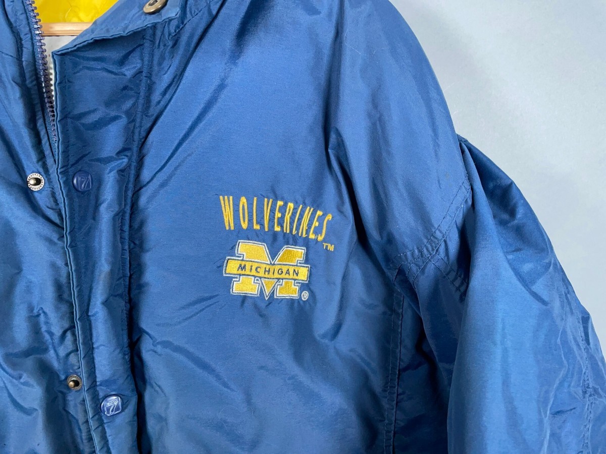 90s ミシガン・ウルヴァリンズ フットボール ジャケット L 90s ミシガン・ウルヴァリンズ フットボール ジャケット L Vintage 90s