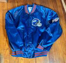 New York Giants Chalk Line Vintage NFL Jacket Snaps Men's XL Made in USA