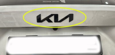 Rear Liftgate, Glossy Black emblem fit  KIA Sorento 2022 2023 2024