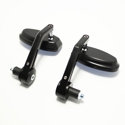 7/8" Motorcycle Bar End Mirrors Black for Ducati Monster 1200S 821 696 939 900 - Bild 7 von 11