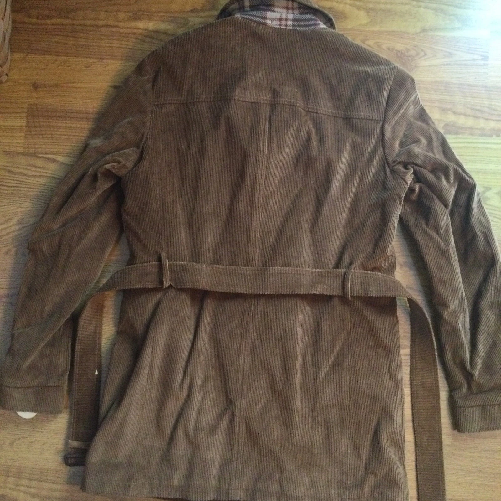 NWT Vintage 70s Brad Whitney Wide Corduroy Jacket Brown W/Belt RARE NEW!! - product detail image 6