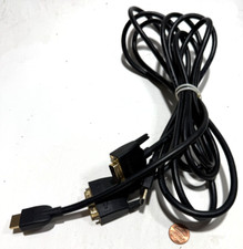 2PCS 6 FT DVI-D To HDMI Cable Gold 18 1 DVI-D Male To HDMI Male Cord For HD TV
