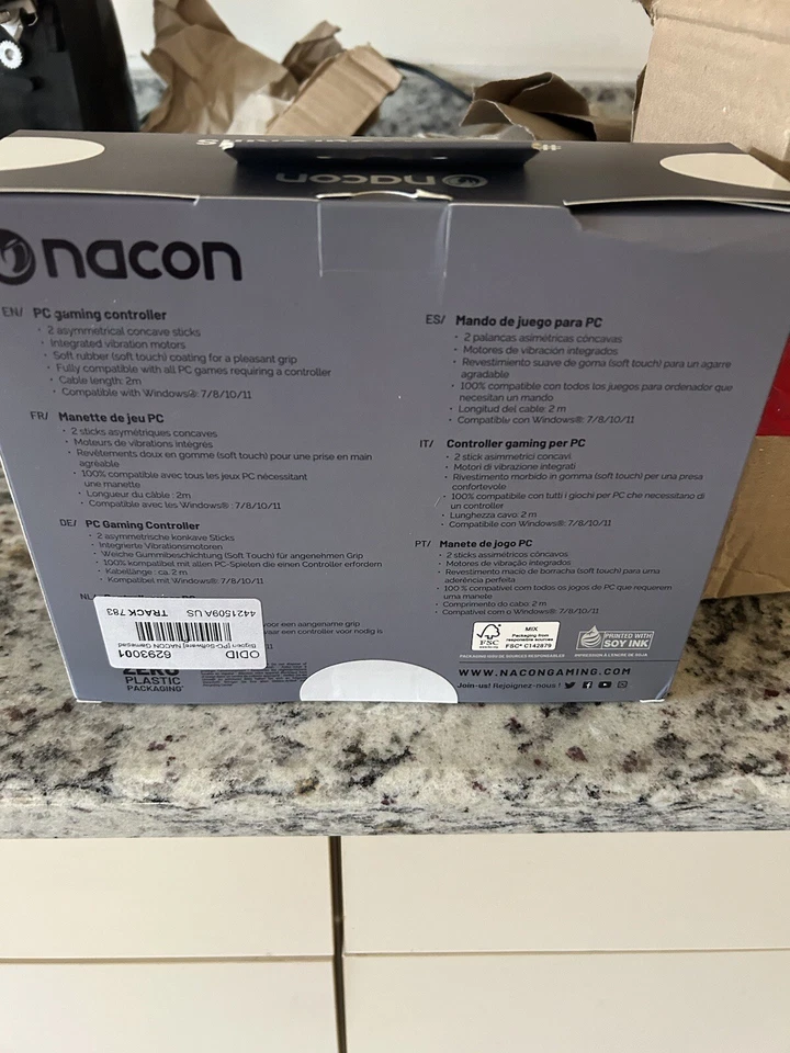 Nacon GC-100XF Wired Controller For PC- Black  - Image 2 of 3