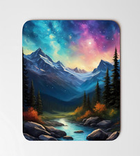Celestial Starry Sky Mouse Pad 9.5"x8" Non Slip Rubber Bottom Rectangle Mousepad