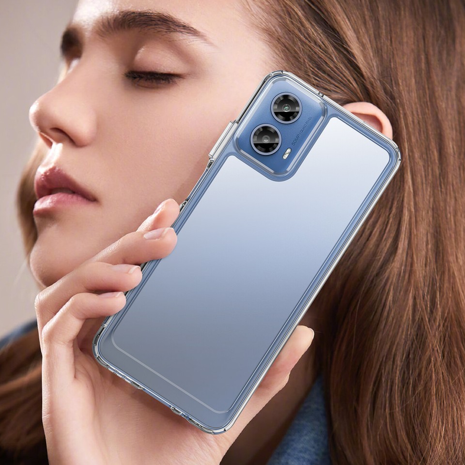 Case For Motorola Moto G35 G55 E15 G05 G75 Clear Shockproof Ring Gel - View #3