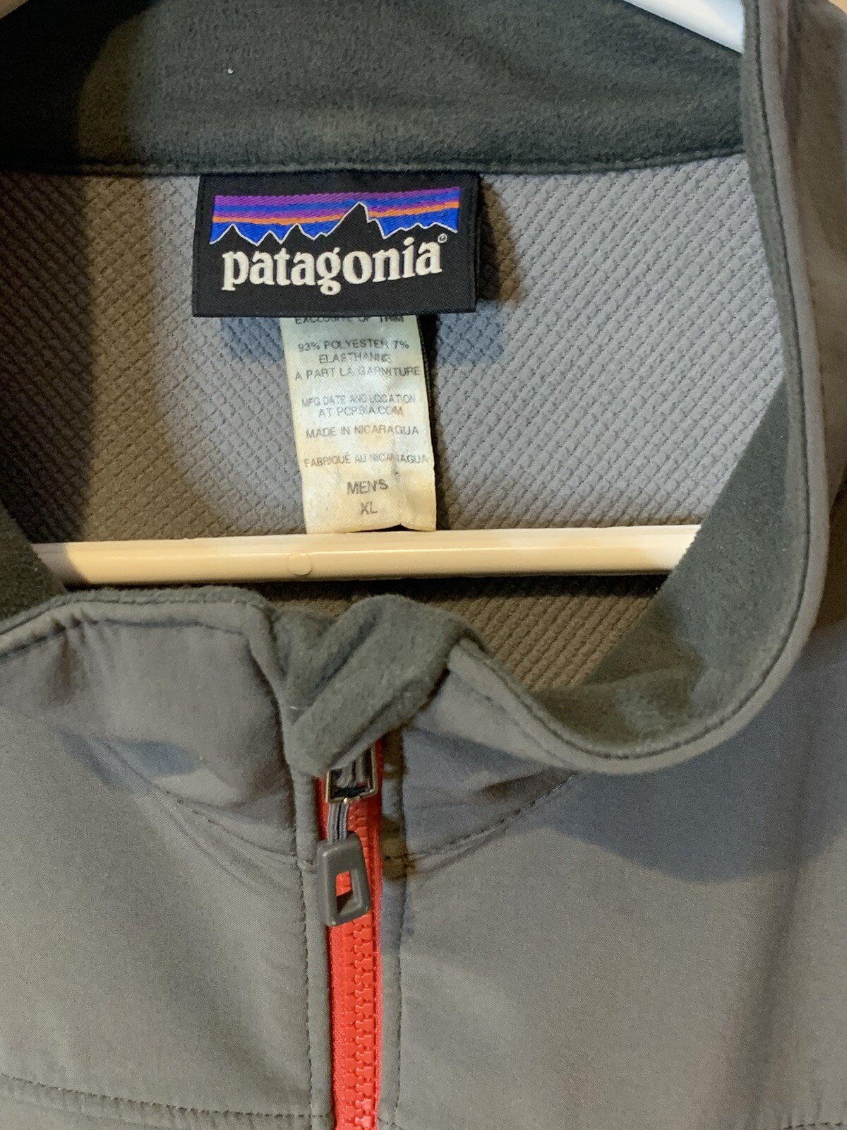 Patagonia Polartec Softshell Jacket Full Zip Grey… - image 5