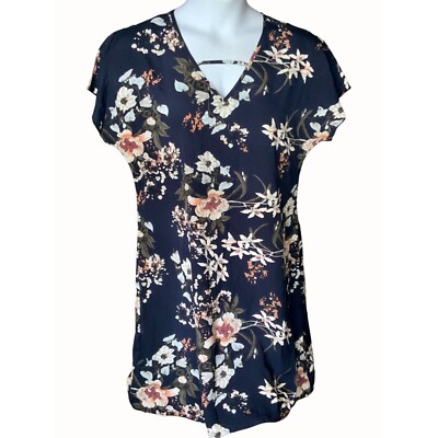Long Sleeve Floral Print A-Line Dress- Cupshe