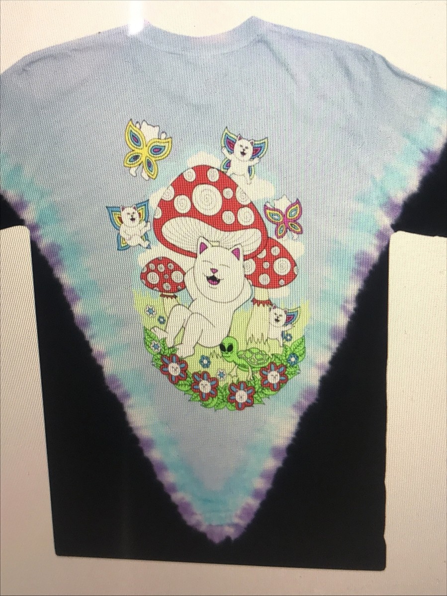 ★国内在庫/即発可*RIPNDIP*新作*PROMISED-LAND袖ロゴTシャツ★ RIPNDIP Promised Land T-shirt (Purple/Blue/Large) | eBay