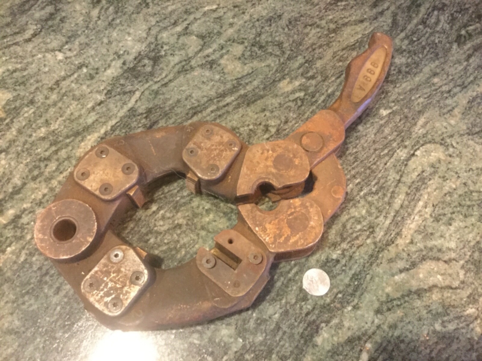 Toledo Pipe Threading Die machine Head 999A # 11241 11240 999 A die ...