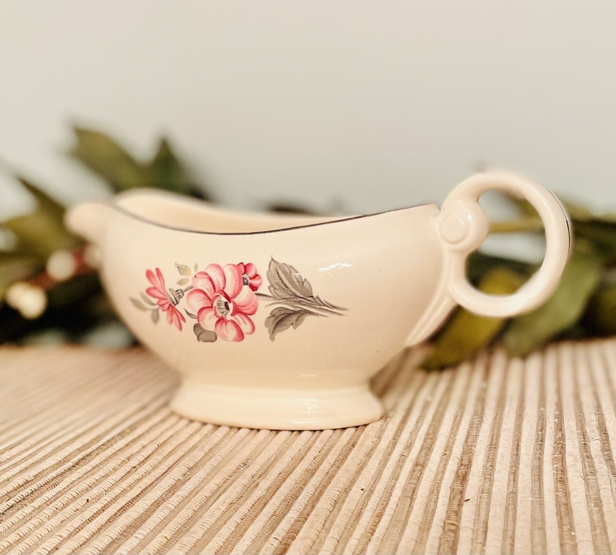 フィエスタ　fiesta gravy boat ローズ　ヴィンテージ フィエスタ fiesta gravy boat ローズ ヴィンテージ