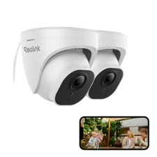 Reolink 2 Pack RLC-520A 5MP PoE Home Dome Surveillance Security Camera Outdoor