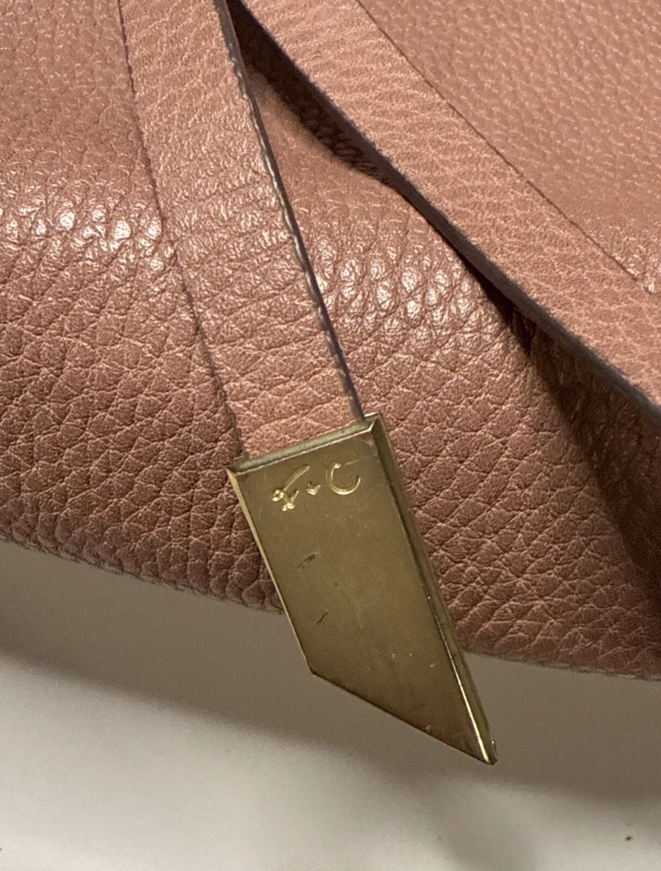 Bolso Bandolera Foley + Corinna Essential City Rosa Marrón Imitación Cuero Plegable Foto 3 de 4