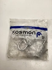 3 Packs of 2 Fosmon 4 Digit Combination Padlock Silver Metal 51084HOM