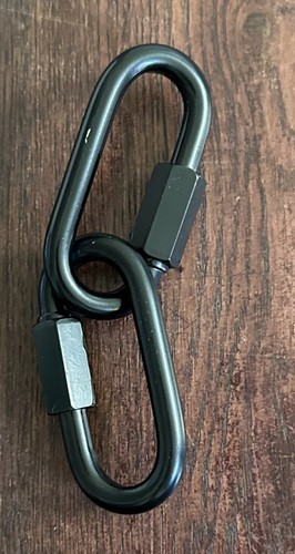 LOT OF 2 maillon heavy duty quick link chain strap connector, swing tie D 2" BLA - 第 1/1 張圖片