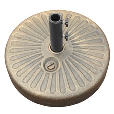 C Hopetree Half Round Outdoor Patio Umbrella Base Stand 20 Lb Black 20lbs For Sale Online