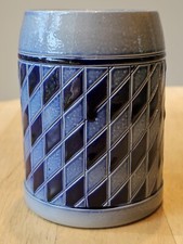 Vintage Reinhold Merkelbach Salt-Glazed Beer Stein Catalog #428/5 -- Cobalt Blue