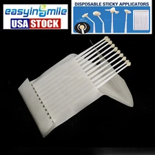 60pcs/box Dental Sticky Applicator Brush Easyinsmile Disposable Micro Brush