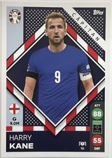 Harry Kane #10 2024 Topps UEFA Euro Cards  Lidl Exclusive RO Match Attax