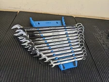 #ay933 Snap-On 12pc 12-Point SAE Flank Drive Wrench Set OEX711B