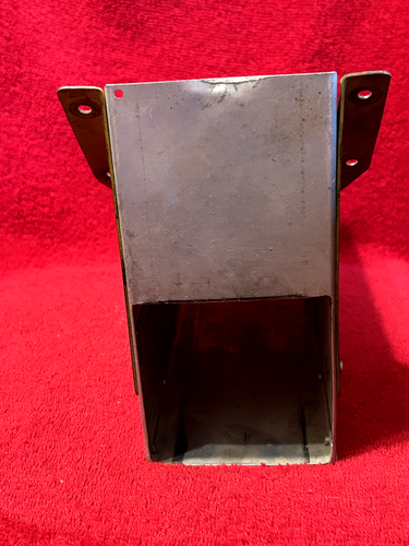 MOUNTING TRAY FOR 2 UNITS 10" L 3 1/8" H IN FRONT 6 5/8" H IN BACK 3 1/4" W - Picture 5 of 7