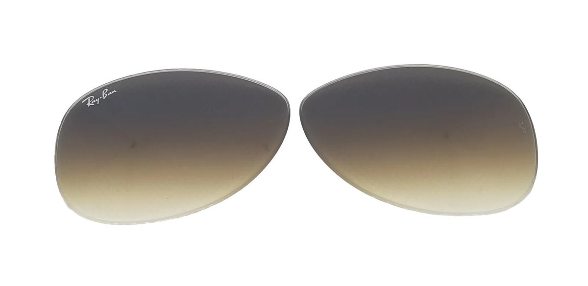 Ray Ban RB3362 56 mm Gradient Brown COCKPIT Replacement Lenses NEW