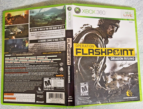 Operation Flashpoint: Dragon Rising (Microsoft Xbox 360, 2009) with Manual - Bild 2 von 7