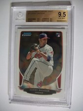 DANNY SALAZAR 2013 Bowman Chrome Draft #11 BGS GEM MINT 9.5 RC Indians