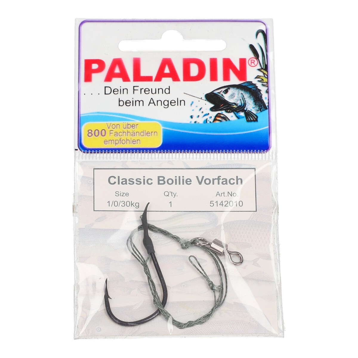 Бойлы Paladin Classic Vorfach Karpfenhaken gebunden Gr.1 25 кг