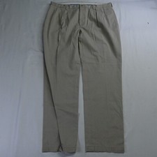 Polo Ralph Lauren 38 x 34 Khaki Pleated Recent Classic Fit Dress Pant