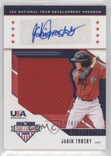 2019 Panini USA Baseball Stars & Stripes Jerseys 74/199 Jabin Trosky Auto uk2