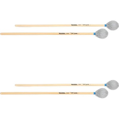 Innovative Percussion IP3003 Tom Rarick Medium Hard Marimba Mallets - Pewter