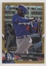 2018 Bowman Mega Box Gold Mojo Refractor 6/50 Ibandel Isabel #BCP47 7wf