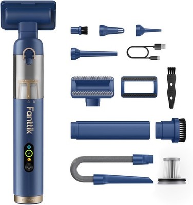 Fanttik Slim V10 APEX Cordless Car Vacuum 4 in 1 Blue