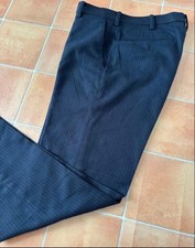 UNIQLO Heattech Kando Pants Navy Stripes W70 Slim Fit Slacks