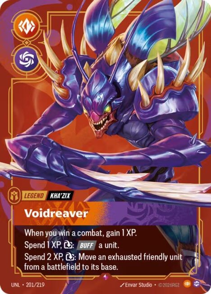 Kha'Zix, Voidreaver Foil [UNL - 201/219]NMUnleashed