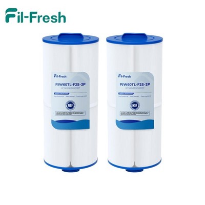 2-Pack PJW60TL-F2S Spa Filter Replaces 60 Sq.Ft for Jacuzzi J300 J400 6CH-960