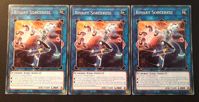 Yu-Gi-Oh! 3x Binary Sorceress, CRBR-EN059, Rare, 1st Edition, English, Near Mint