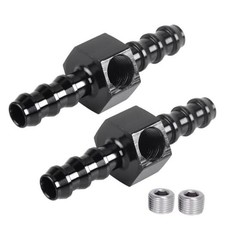 5/16" Barb Inline Fuel Pressure Gauge Fitting 5/16" Barb with 1/8 NPT Port