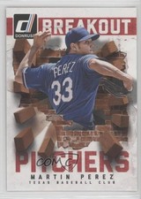 2014 Panini Donruss Breakout Pitchers Martin Perez #32 fm0