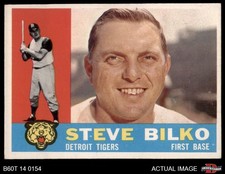 1960 Topps #396 Steve Bilko Tigers 4 - VG/EX