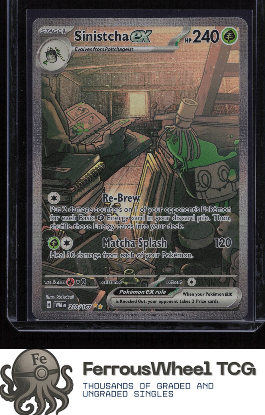 Sinistcha ex 210/167 - SV06: Twilight Masquerade - (NM)